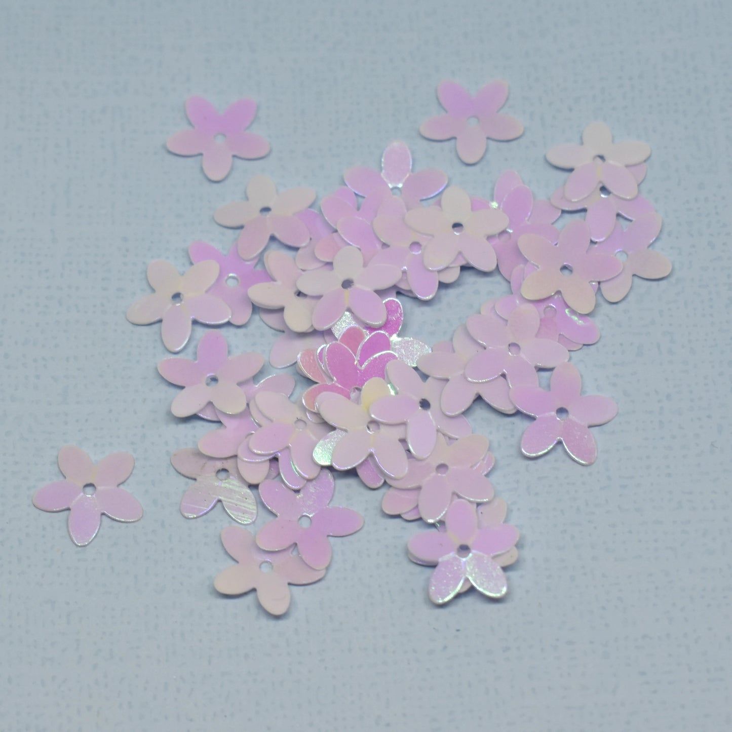 Lentejuelas Flores Blancas