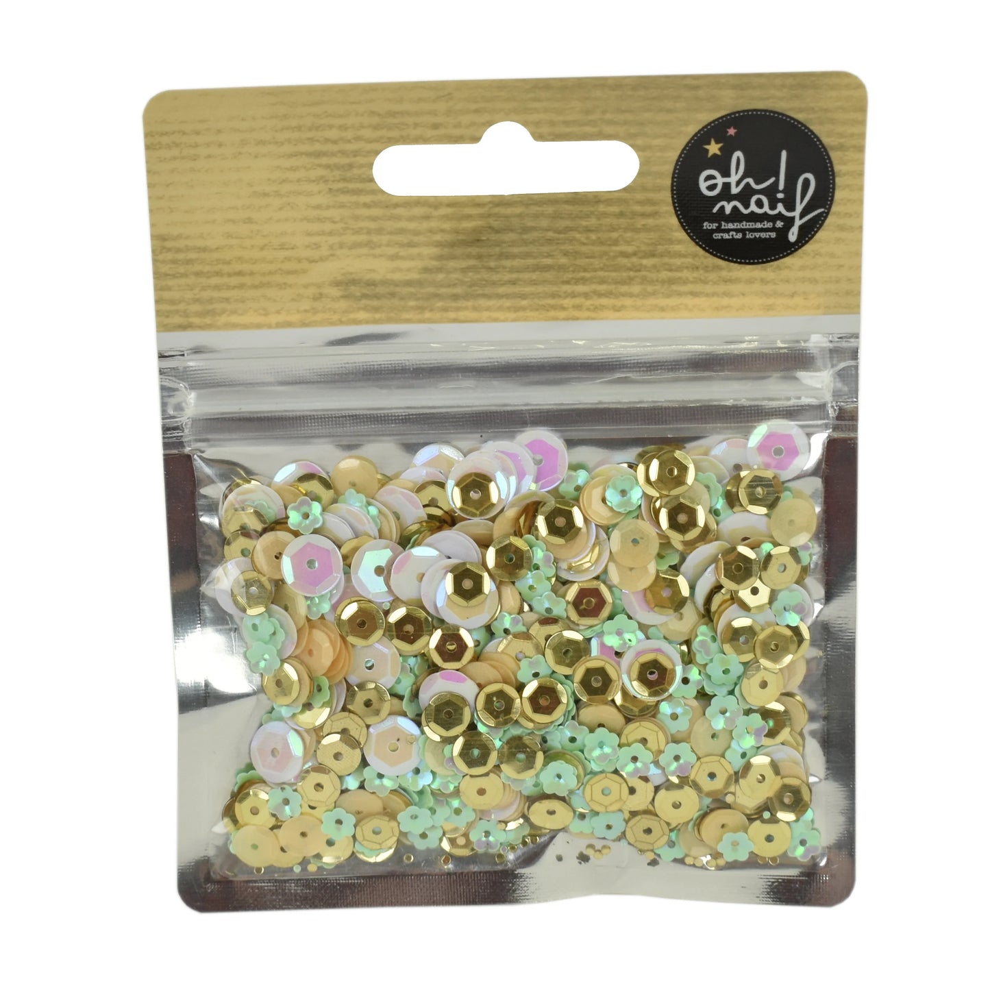 Lentejuelas Gold & Mint
