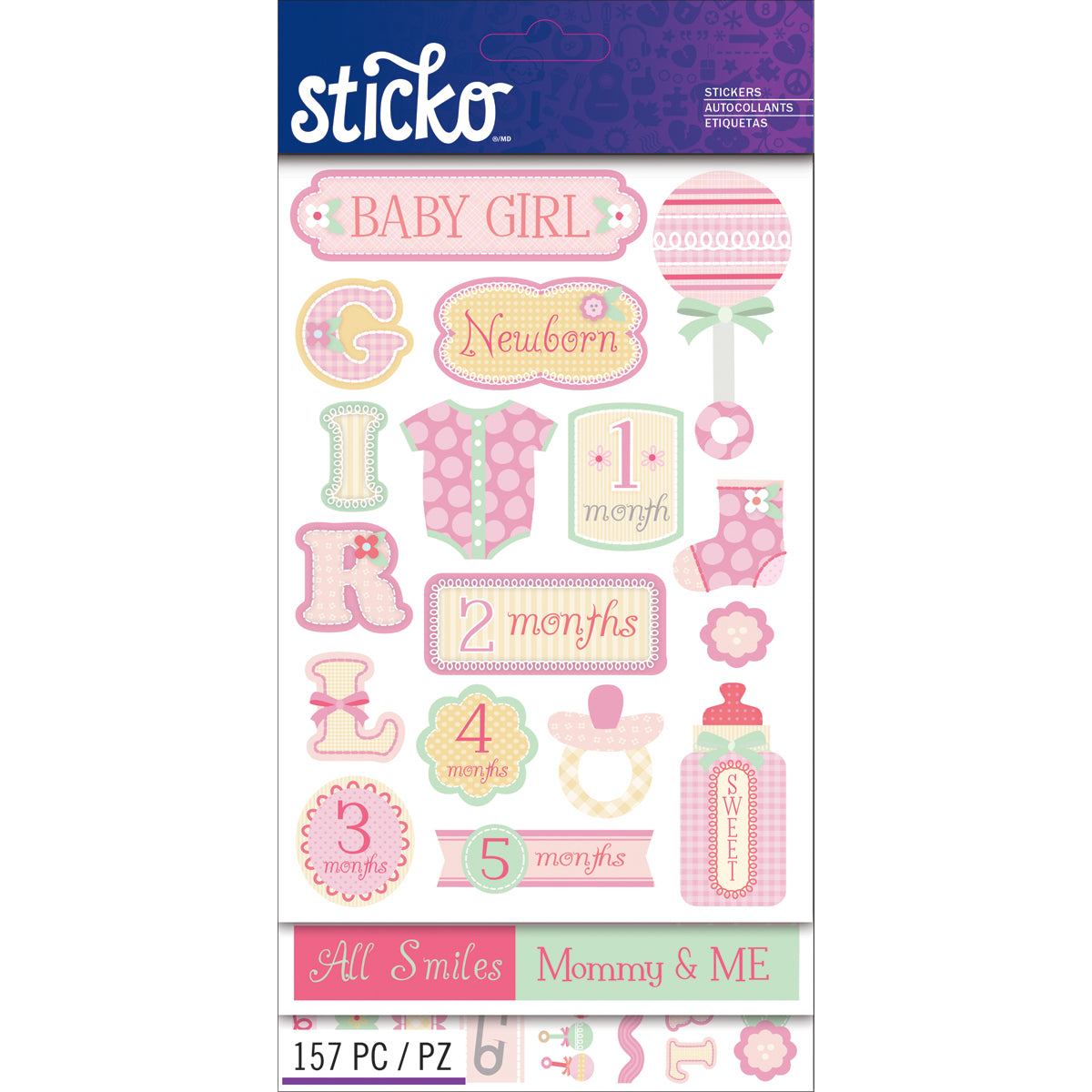BABY GIRL -STICKO FLIP PACK