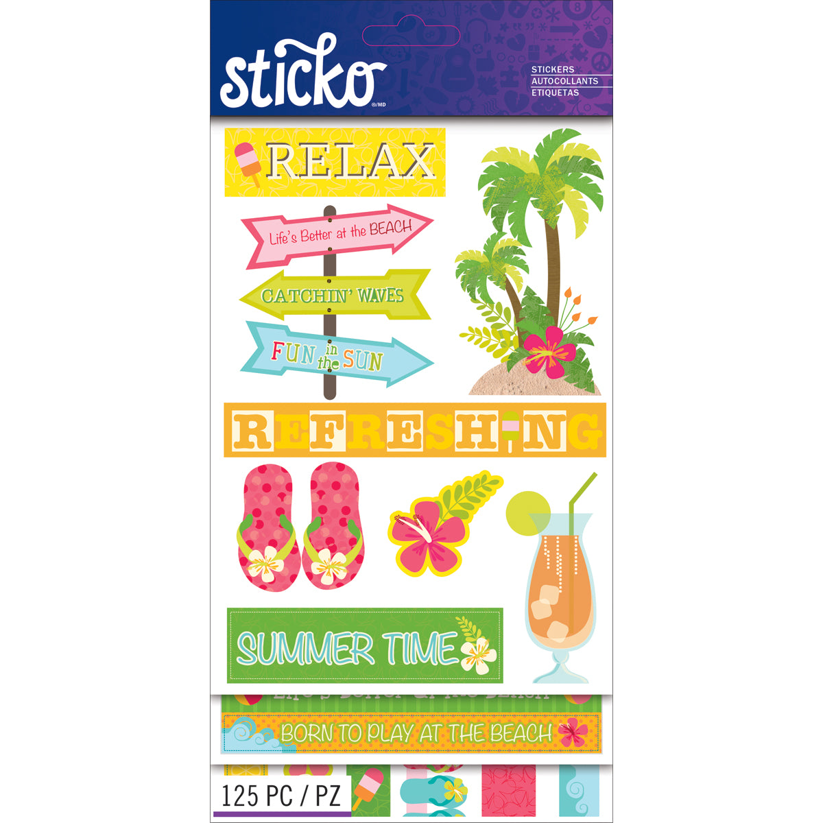 SUMMER -STICKO FLIP PACK