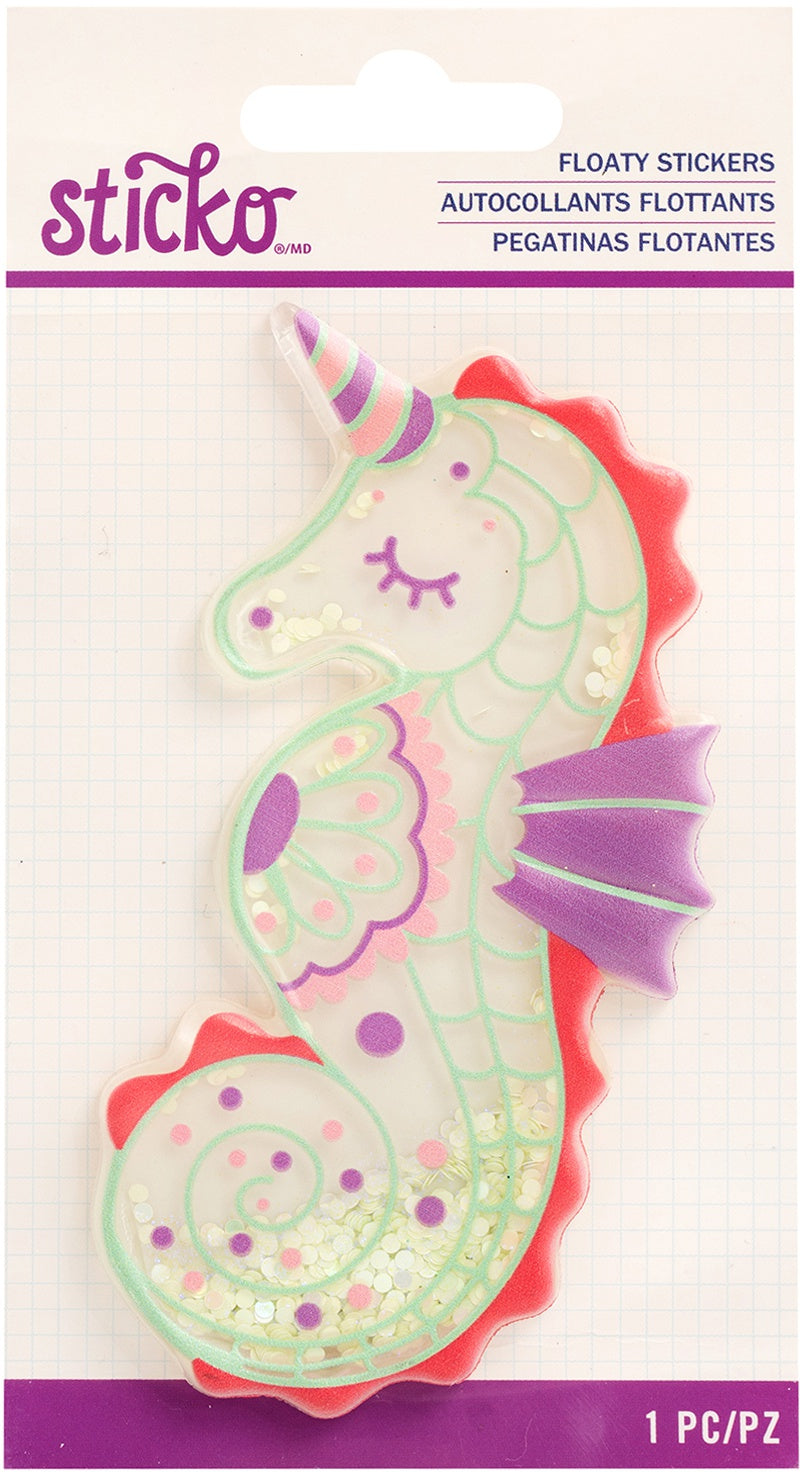 SEACORN -STICKO FLOATY STICKERS