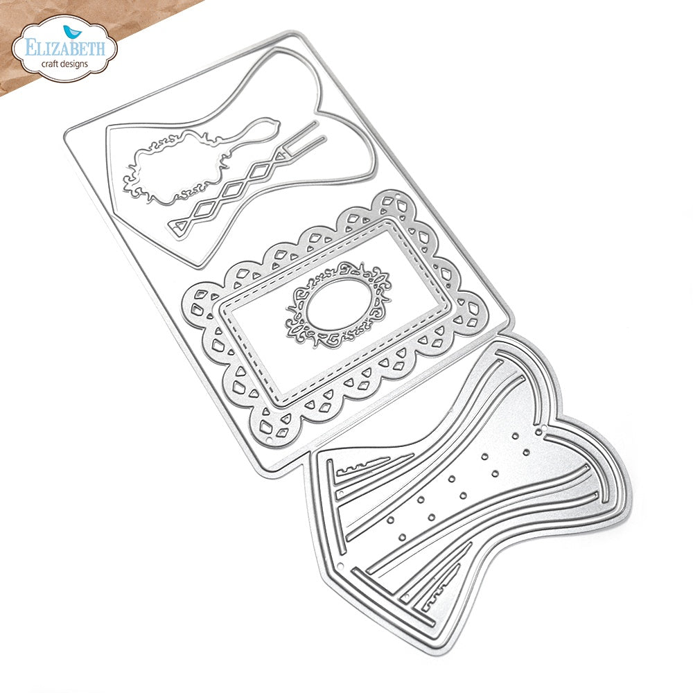 Elizabeth Craft Metal Dies (Laced Up)