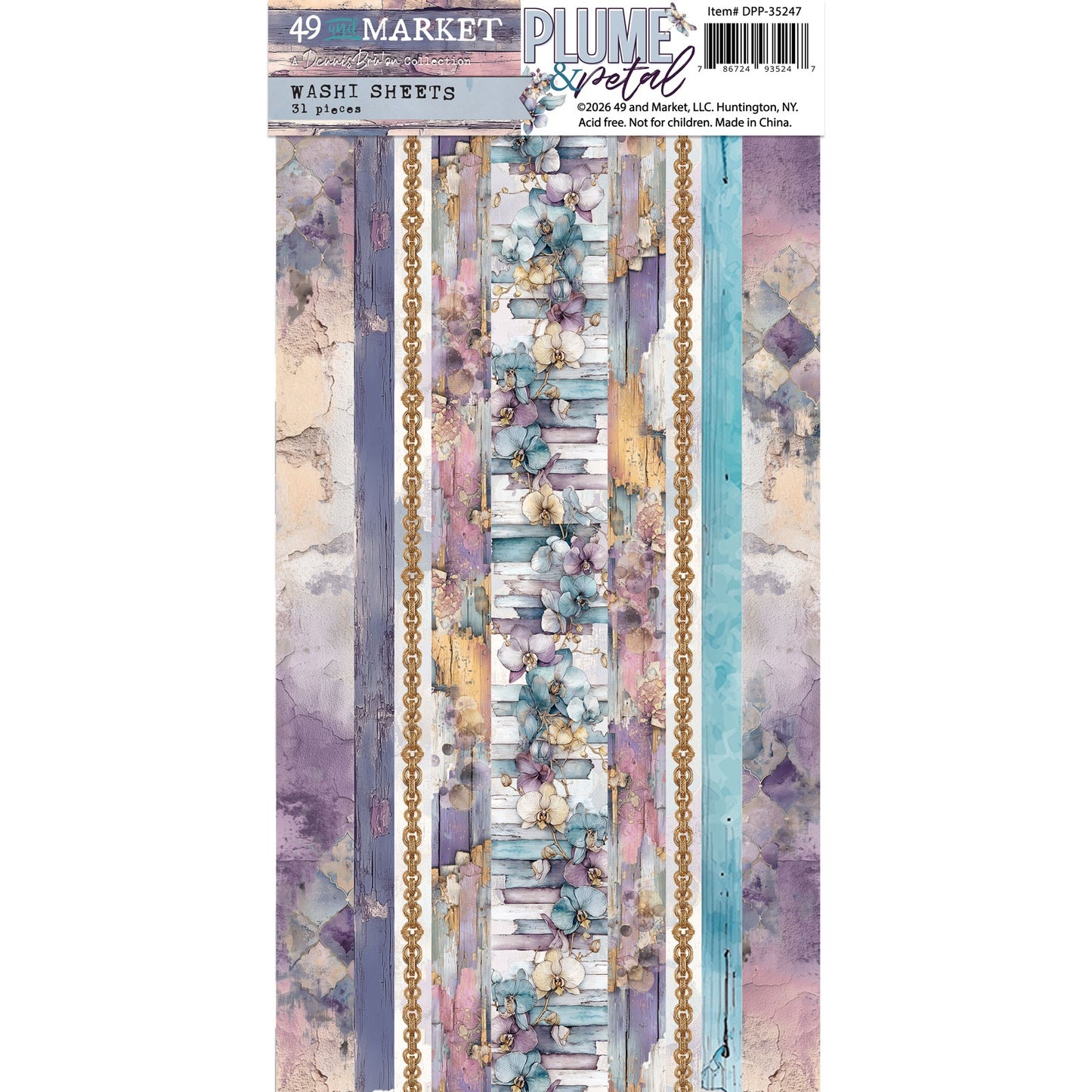 49 And Market Collection Kit: Plume & Petal (with Washi Tape)