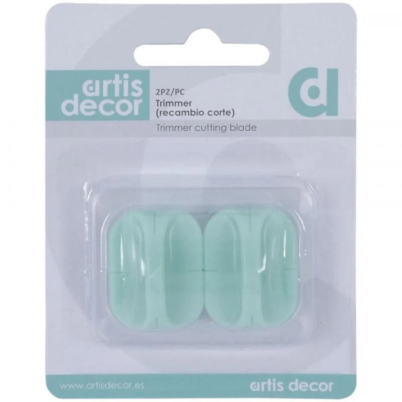 Cuchillas Artis Decor color mint compatible con cizallas tipo ESSENTIALS
