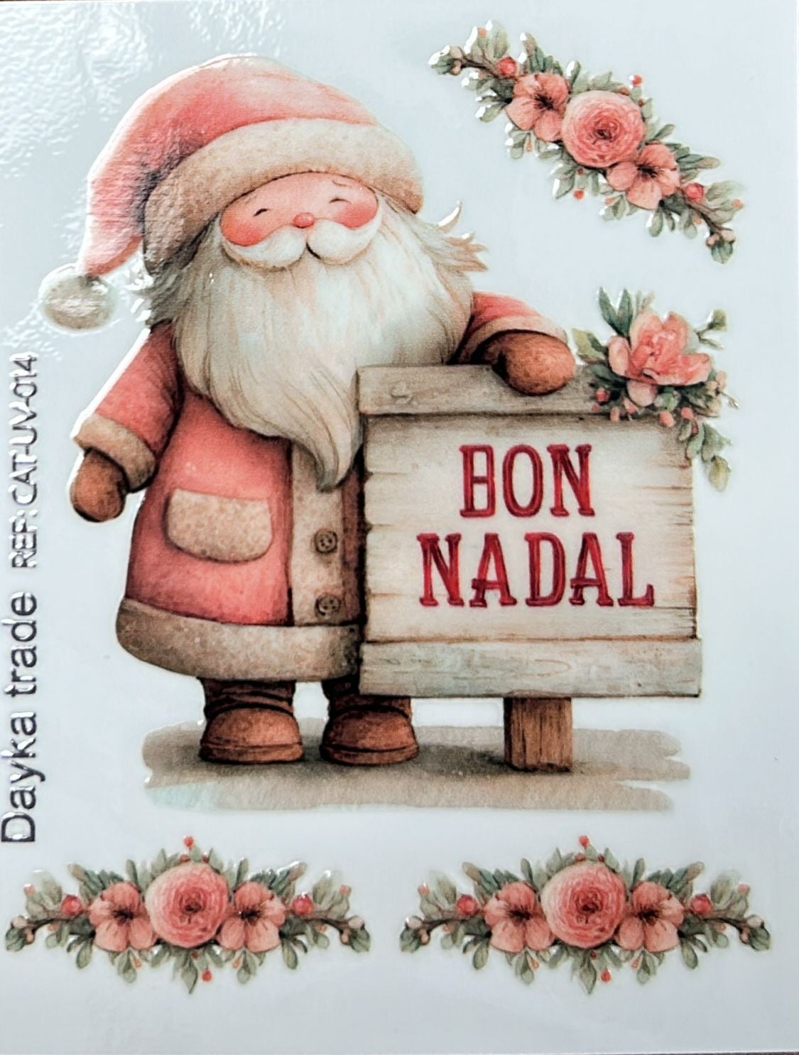 UV DTF STICKERS - Pequeño - Bon Nadal