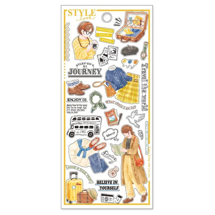 Style Look Sticker Trip Day
