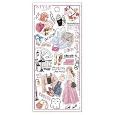 Style Look Sticker Shopping Day
