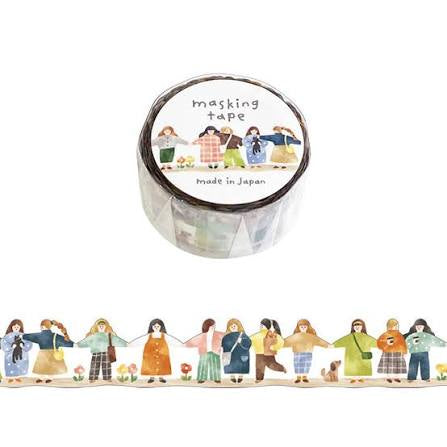 Ruffless masking tape die-cut onnoko