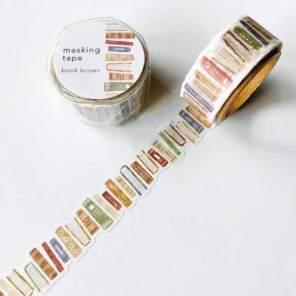Washi Tape Brown book Die-cut