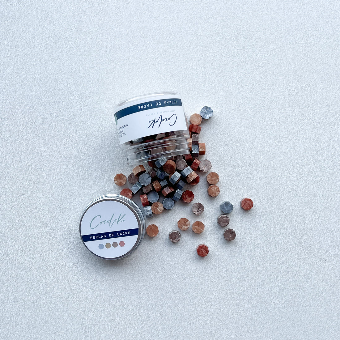 Set de perlas de lacre - Colores Metal