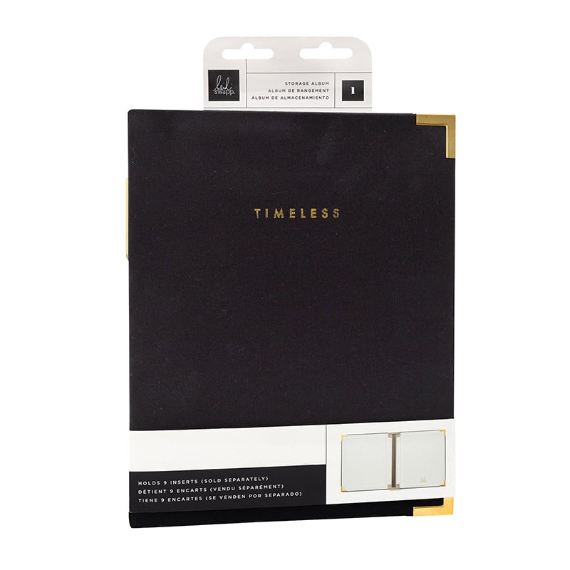 Heidi Swapp - Colección Storyline Chapters - Álbum de 8 x 10 - Negro