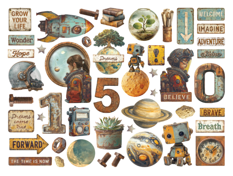 Die cuts assorted - A new Beginning