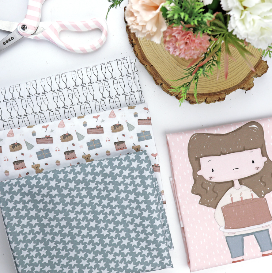 4 de Julio printed fabric | Ohana de fiesta by Alúa Cid