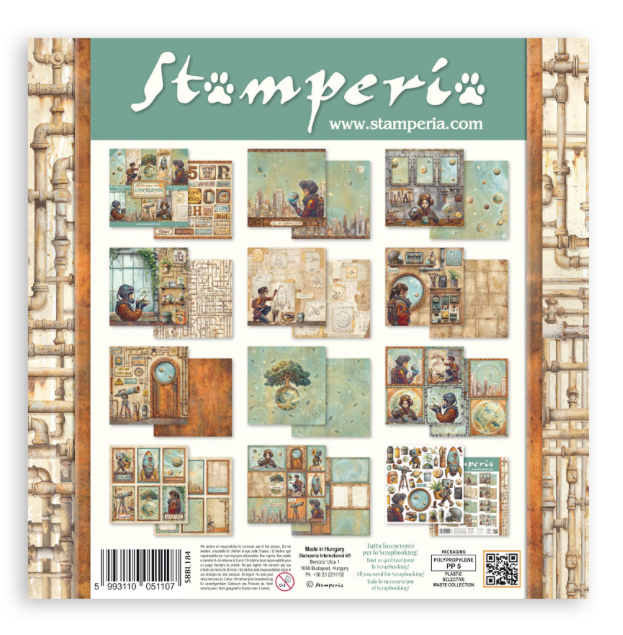 Scrapbooking Pad 22 sheets cm 30,5x30,5 (12"x12") Single face - A new Beginning