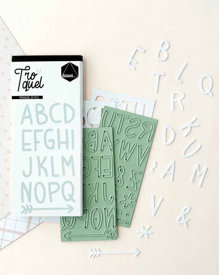 Troquel mini abc MAYÚSCULAS