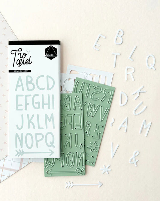 Troquel mini abc MAYÚSCULAS