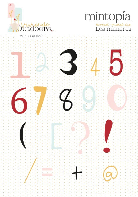 Troquel Números Outdoors by Pili Sallent