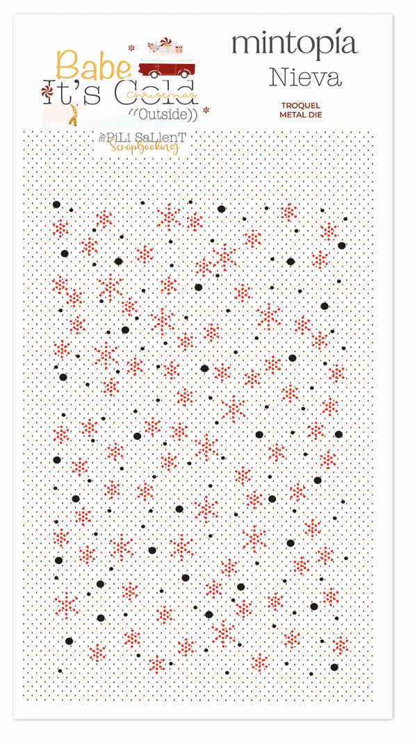 Troquel Fondo nieve Baby It's Cold Outside