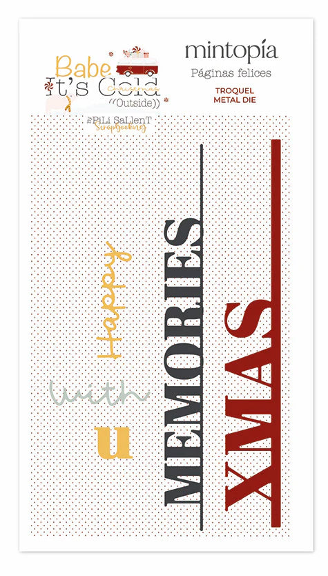 Troquel Bordes Memories Baby It's Cold Outside