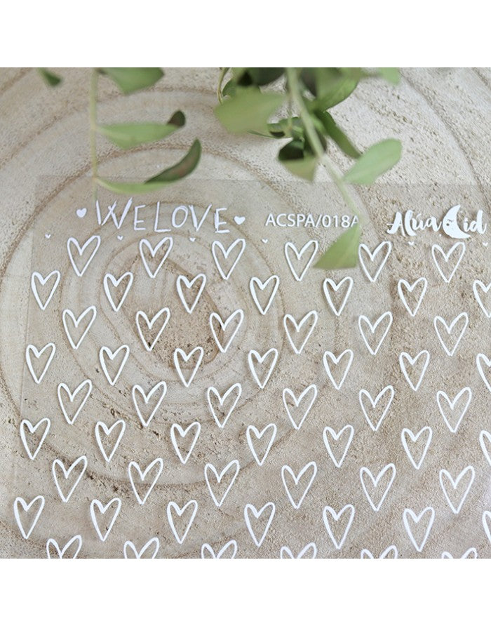 Acetate paper, 'We Love'