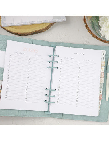 Agenda 2026 diary filler A5 | Sea lo que sea collection
