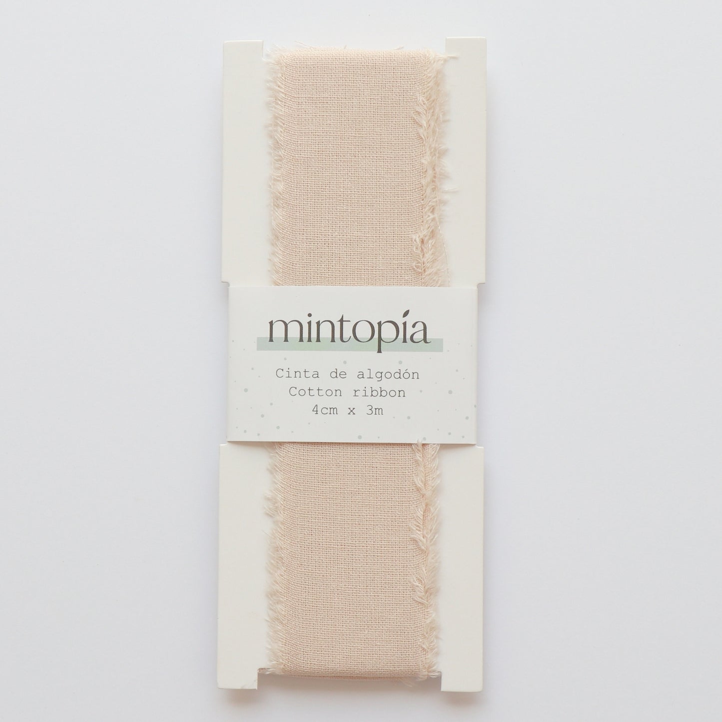 Cinta de algodón Mintopía 4 cm x 3 m
Natural