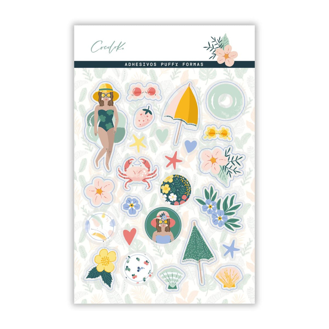 Set de Adhesivos Puff Copacabana
