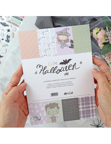 Cute Halloween 6x8" paper pad | Alúa Cid design