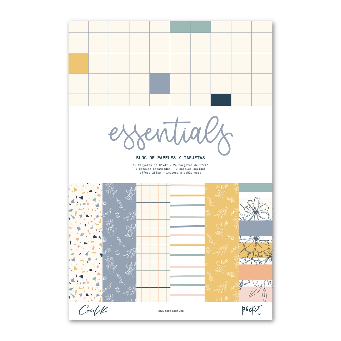 essentials - Bloc de Tarjetas Pocket - ESP