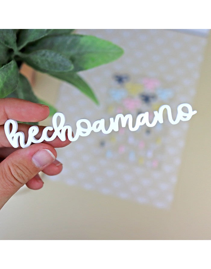 Adorno Metacrilato ' Hecho a Mano'