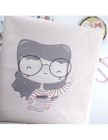 Manos a la obra fabric Panel | La Sra. Lola collection