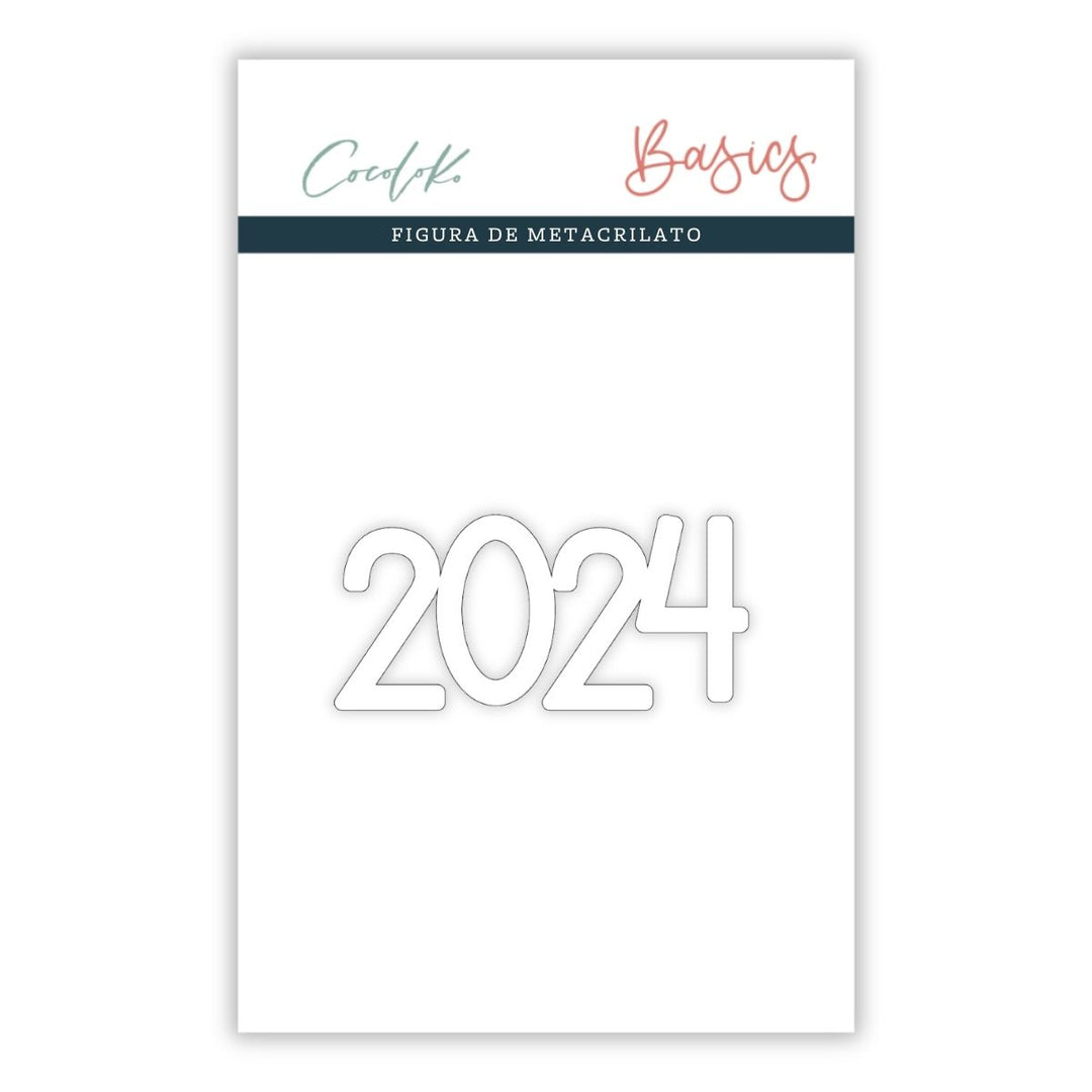 Figura en Metacrilato Blanco 2024 "script"