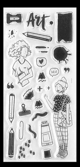 SELLO ACRÍLICO 11X21 CM MY JOURNAL - ARTISTA