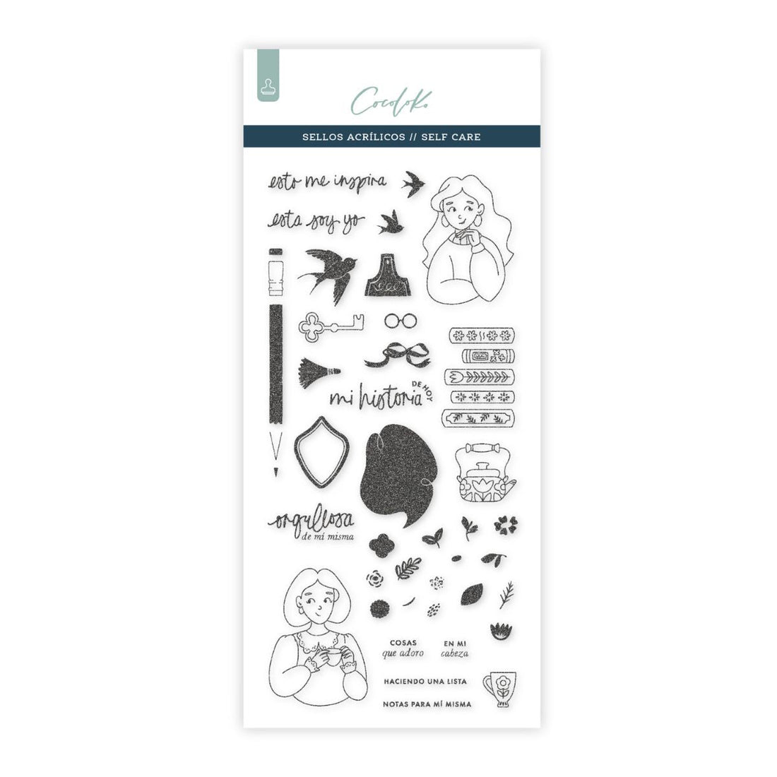 Sellos de Scrapbooking Self·Care - castellano