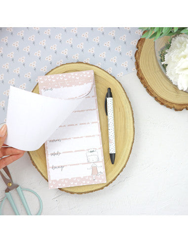 Semana vertical XL notepad | Sea lo que sea collection