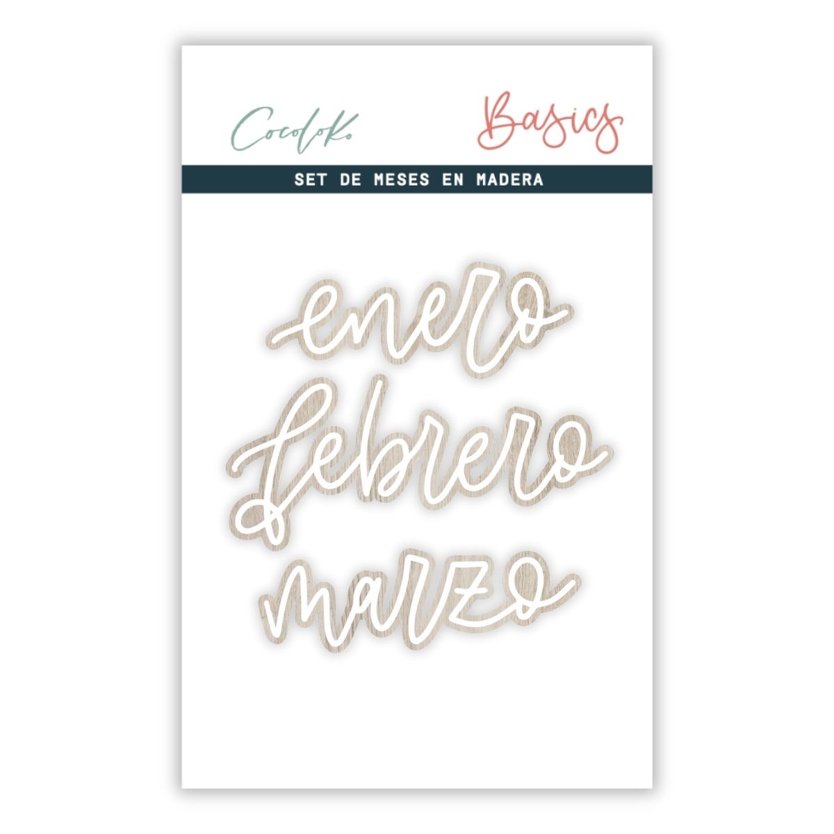 Set de Maderas Meses Invierno MI VIAJE