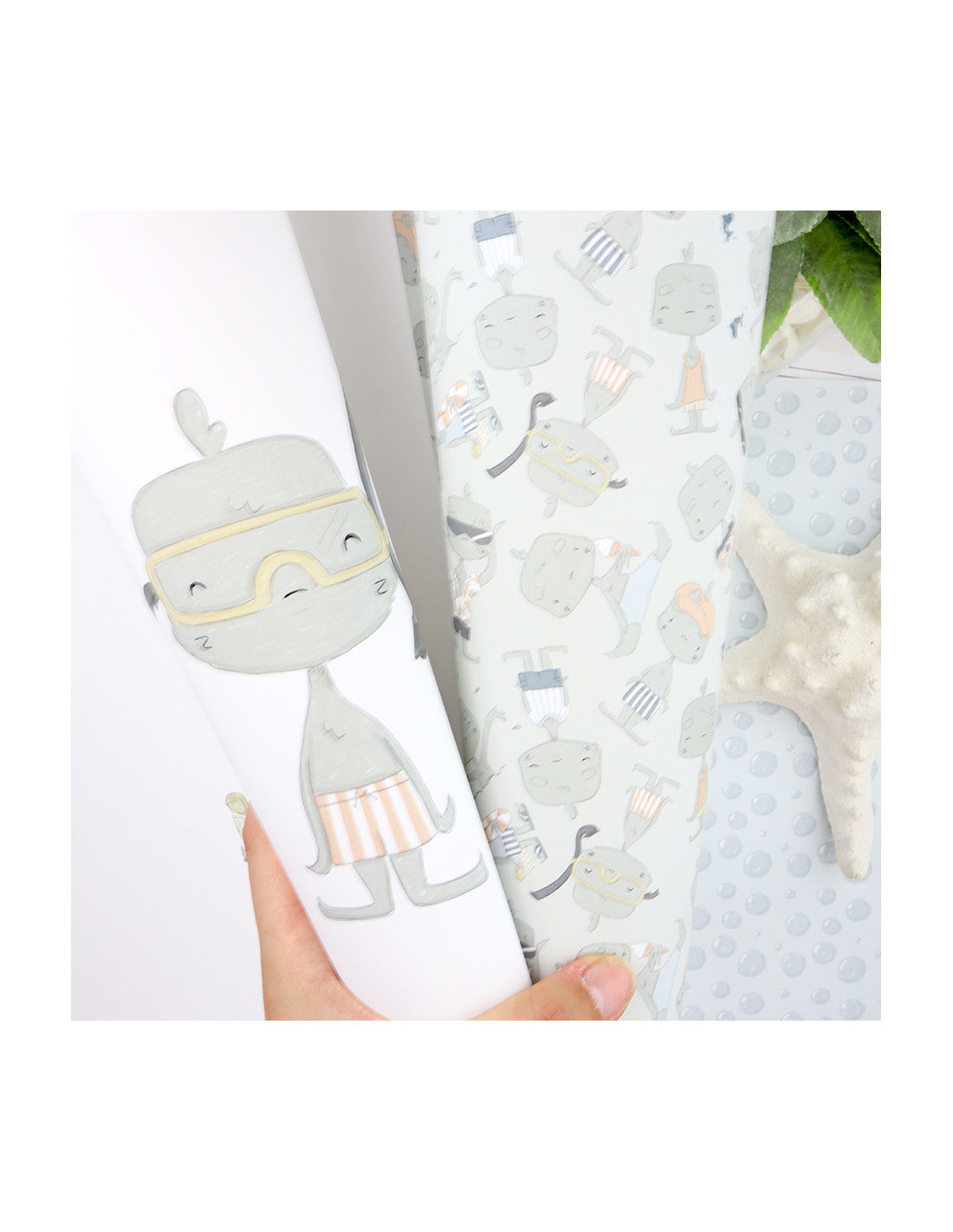 Snorkel laminated paper sheet | Holidadis by Alúa Cid
