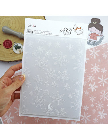 Snowflakes embossing folder | Aridad collection