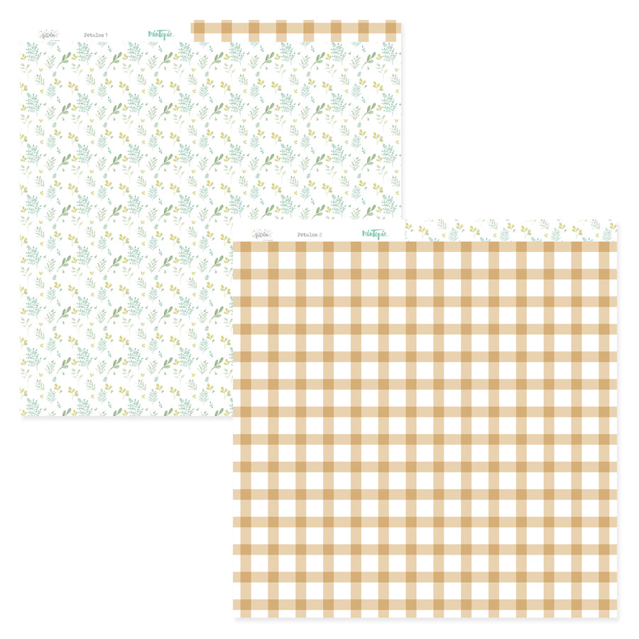 PREVENTA Stack 12"x12" Pétalos + recortables