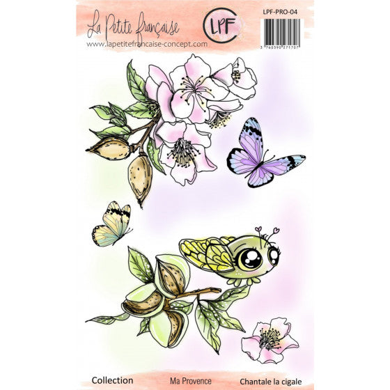 Clear Stamp : Collection Ma Provence - Chantale la cigale-La Petite Francaise #05