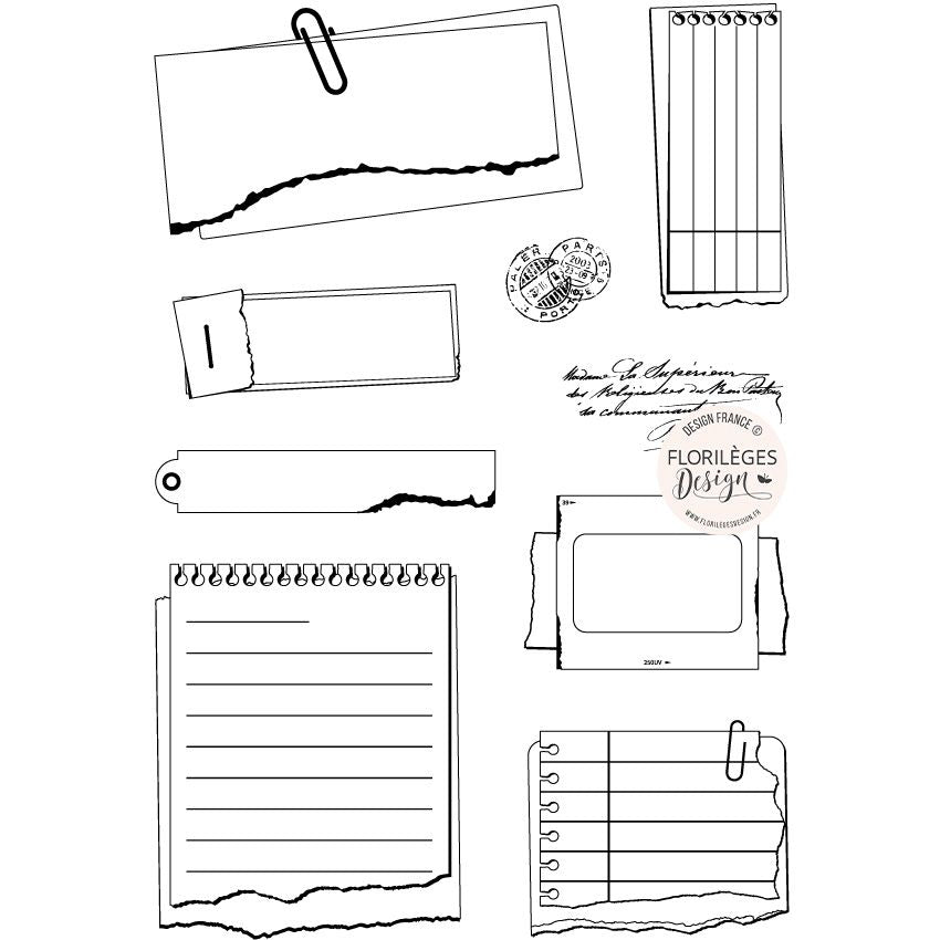 ÉTIQUETTES COMPOSÉES Acrylic Stamp