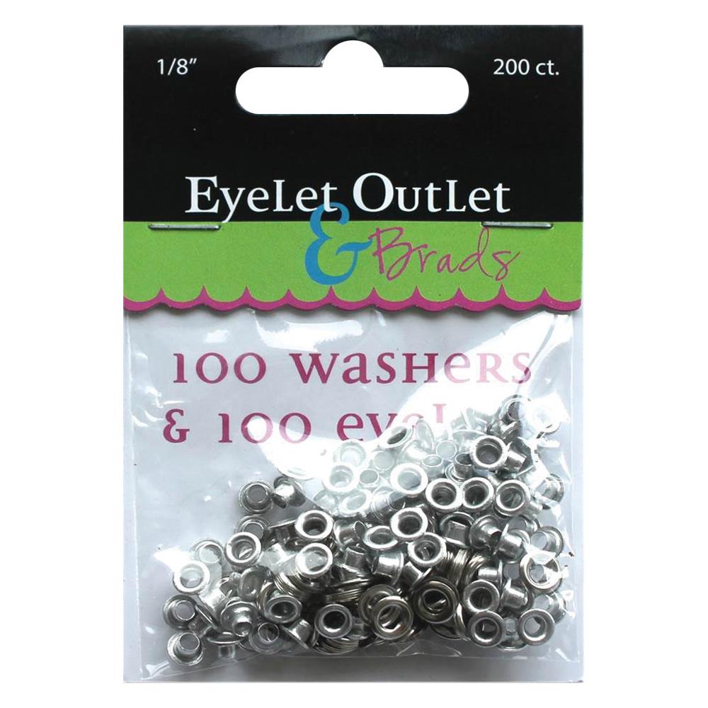 Eyelet Outlet Eyelets & Washers- 1/8"