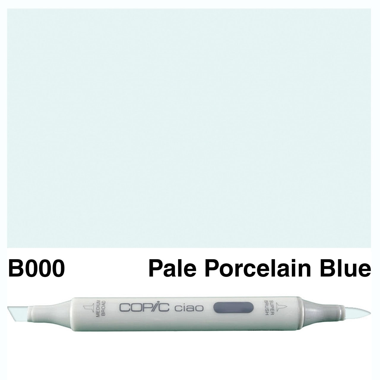COPIC Ciao Markers, B000-I Pale Porcelain Blue