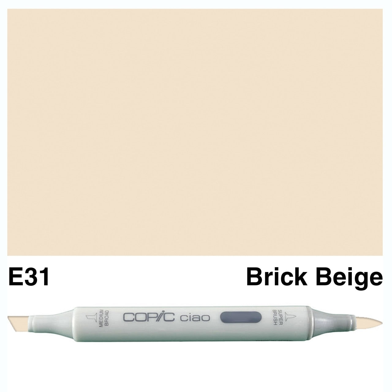 COPIC Ciao Markers, E31-I Brick Beige