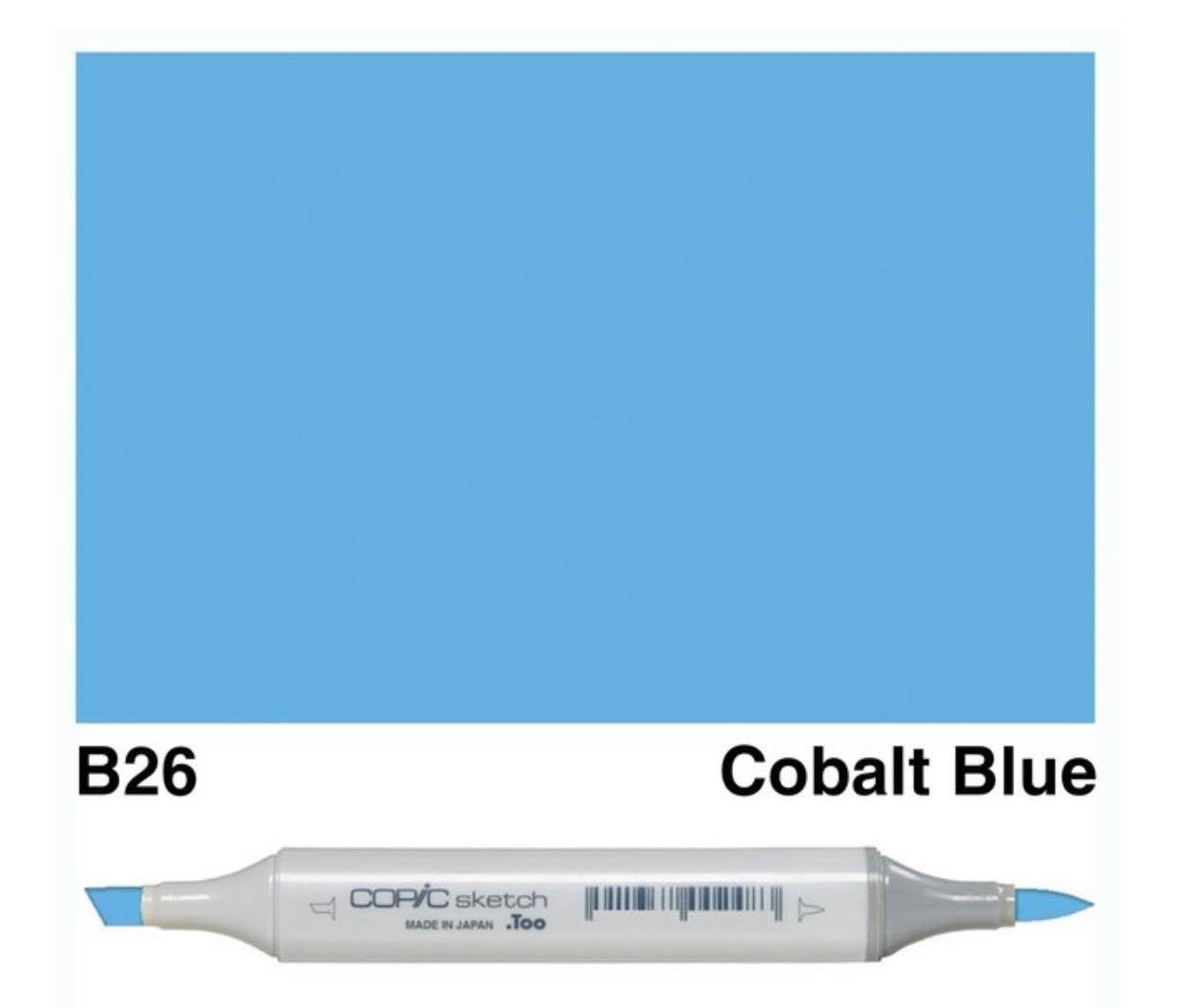 COPIC Sketch Markers, B26 Cobalt Blue