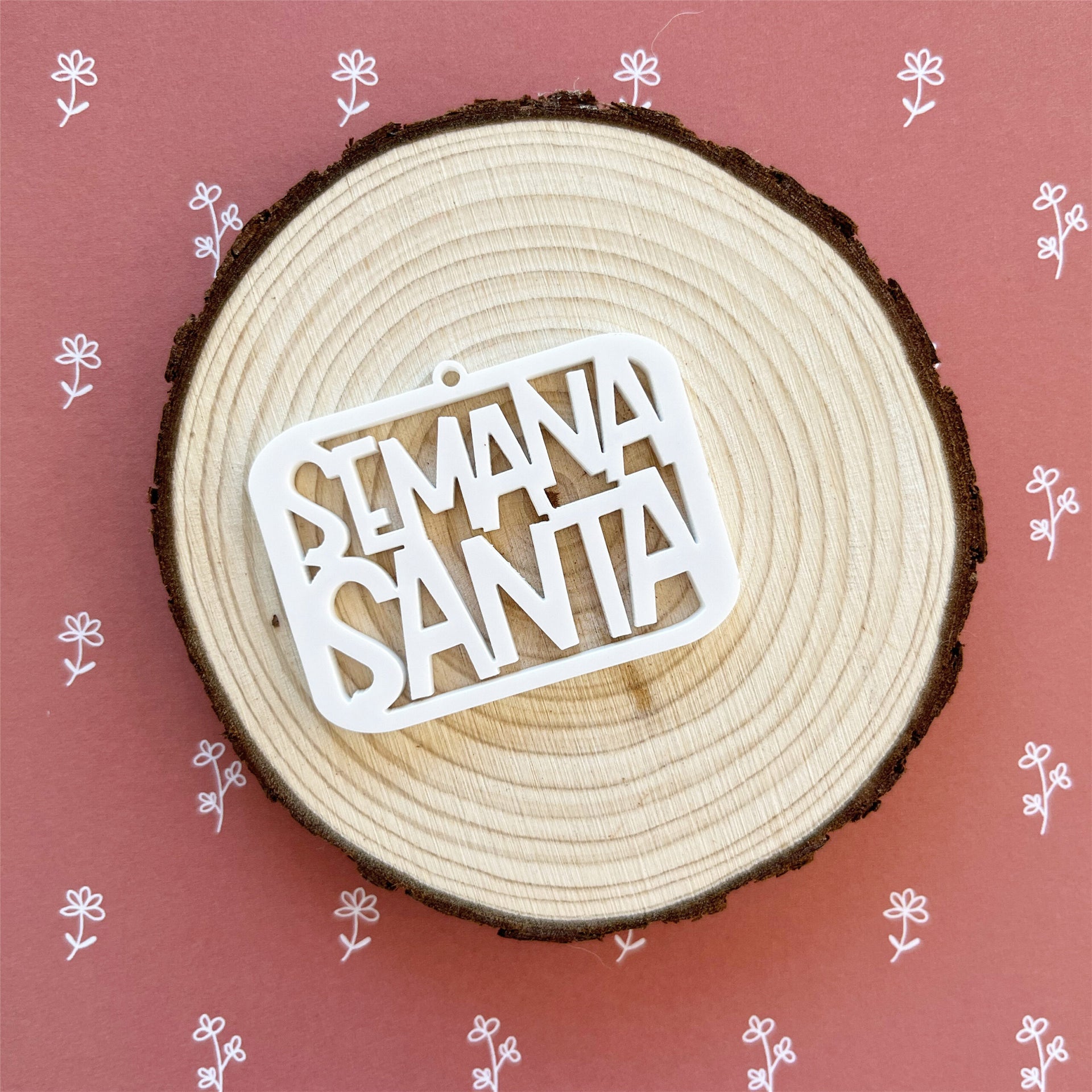 Mini medallon Semana Santa metacrilato