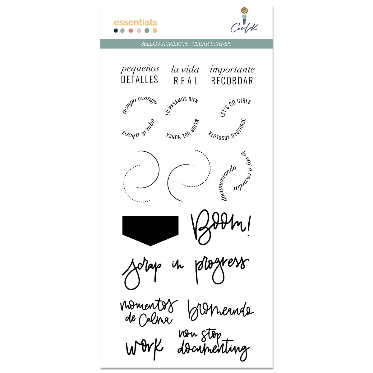 Sellos de Scrapbookingg 10x21 Bromeando