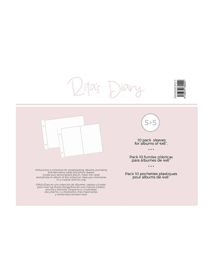 Fundas MIX bolsillos para 4x6'' RitasDiary