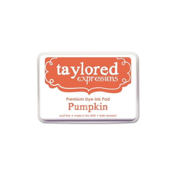 Taylored Expressions Premium Full Ink Pad- Pumpkin