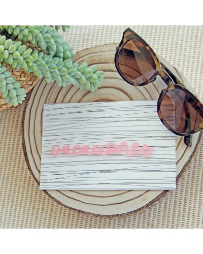 Palabra acrÃlico Vacaciones